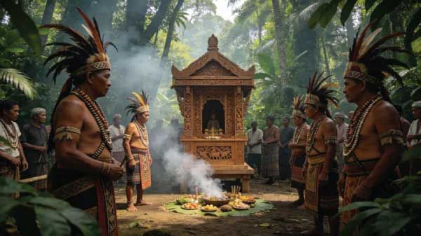 Tradisi Tiwah Suku Dayak: Upacara Mengantar Arwah Leluhur ke Lewu Tatau